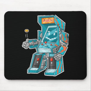 Mousepad Arcade Bot - Gabinete De Jogo De Vídeo Com Joystic