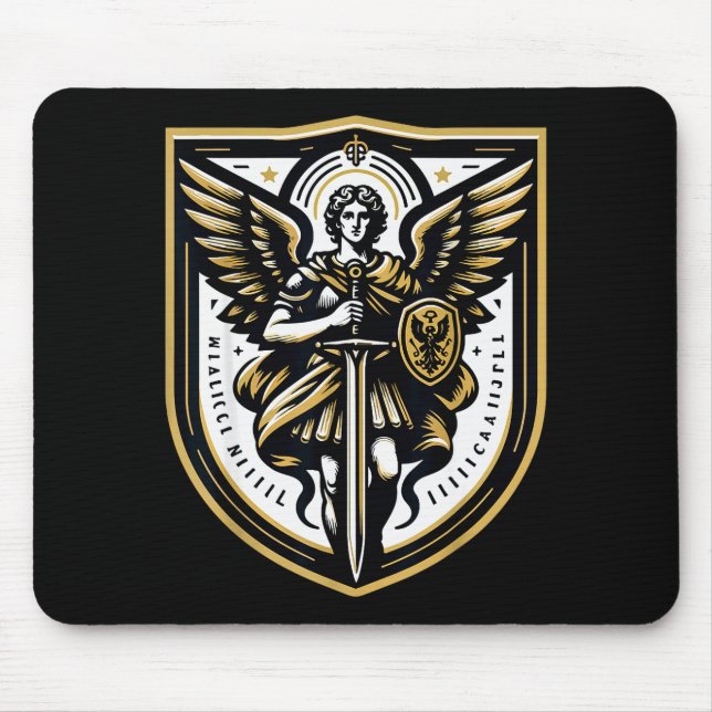 Mousepad Arcanjo São Miguel Cristão  (Frente)