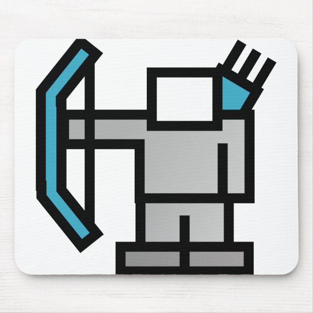 Mousepad Archer em Azul (Frente)