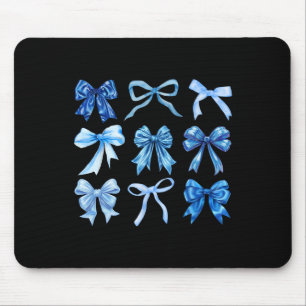Mousepad Arco Azul E Fita Gráfica Cuta Meninas Coque