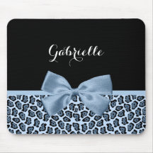 Arco Azul-Impressão Chic Jaguar com Nome