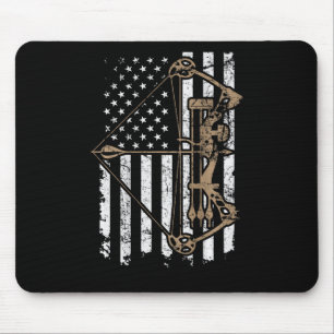 Mousepad Arco Composto de Arquivo de Sinalizador Camo Usa -