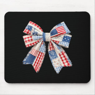 Mousepad Arco Coquete 4 de Julho Bandeira Americana Meninas