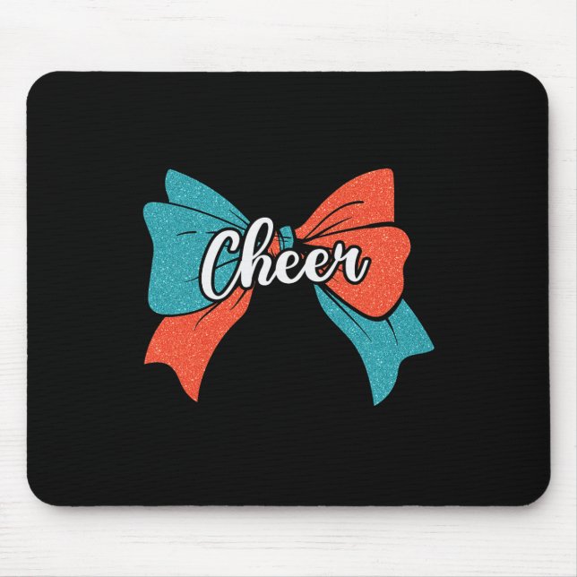 Mousepad Arco Coquete de Torcida Azul Turquesa Laranja C (Frente)