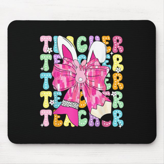 Mousepad Arco Coquette Cony Ears Coelho Páscoa (Frente)