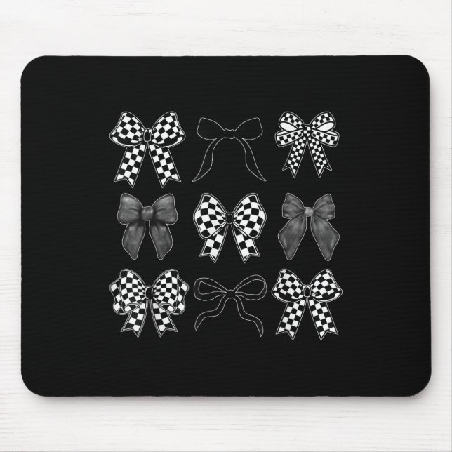 Mousepad Arco Coquette Verificada Como Bandeiras (Frente)