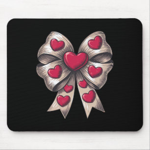 Mousepad Arco De Coquete De Coração Com Namorados Retroativ