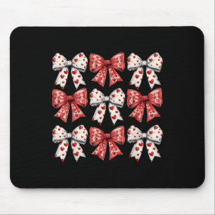 Mousepad Arco de Coquetes do Coração com Dia de os namorado