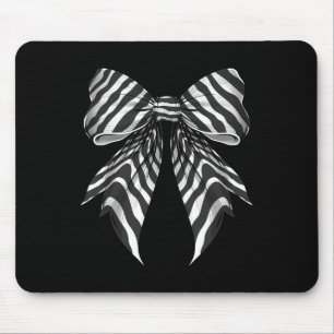 Mousepad Arco de Coquette Zebra Padrão de Pele Cos de Dia d