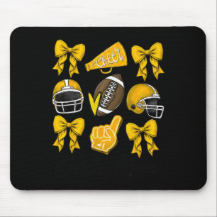 Mousepad Arco de Futebol Cheer Mãe Amarelo