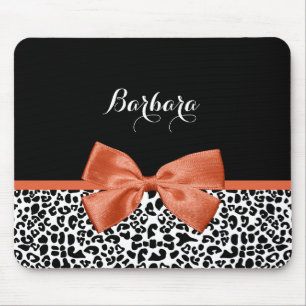 Mousepad Arco De Laranja Queimado Com Impressão De Leopard