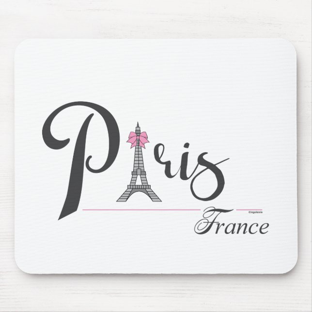 Mousepad Arco de Paris-Eiffel-Tower (Frente)