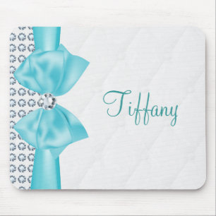 Mousepad Arco e Diamantes do Teal de Glam Moderno