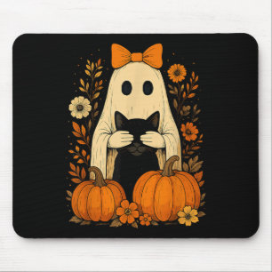 Mousepad Arco Fantasma Engraçado, segurando Gato Preto Cai