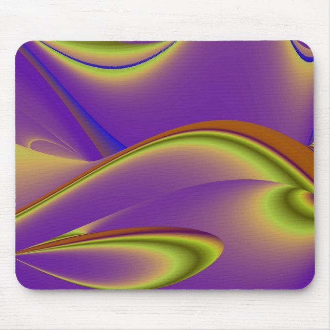 Mousepad Arco-íris abstrato (Frente)