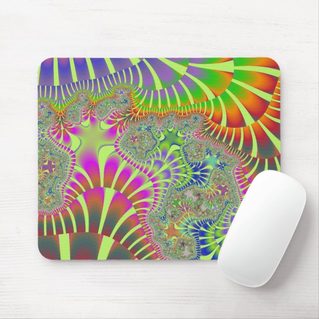Mousepad Arco-Íris Amarelo derretido (Com mouse)