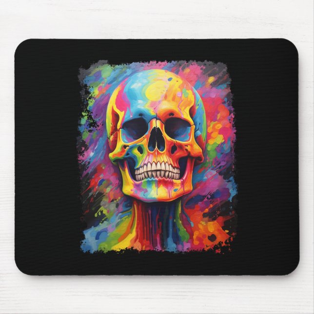 Mousepad Arco-Íris Anatomia Anatomia Assustadora Halloween (Frente)