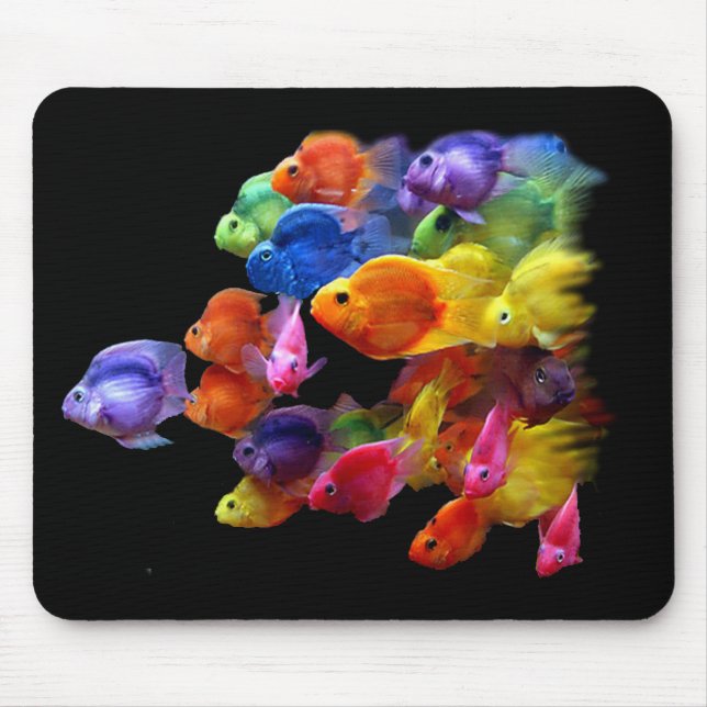 Mousepad Arco-íris do Parrotfish (Frente)