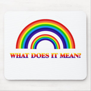 Mousepad Arco-íris dobro. Que significa?