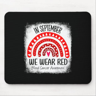 Mousepad Arco-Íris Em Setembro Vestimos O Cancer Vermelho D