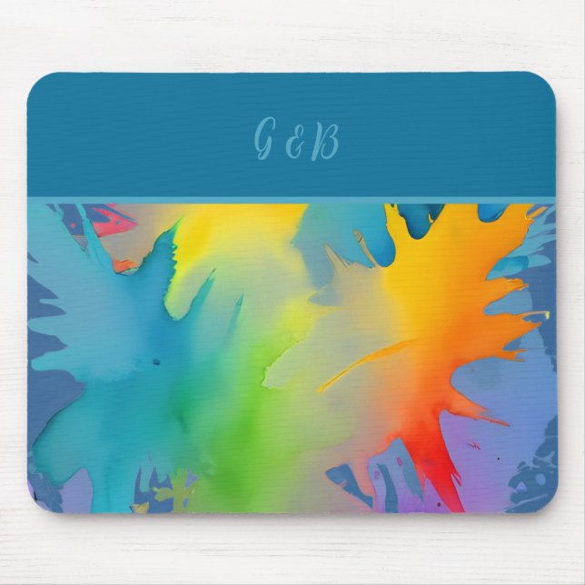 Mousepad arco-íris lgbtq (Frente)