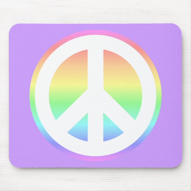 Mousepad Arco-íris Pastel (Frente)