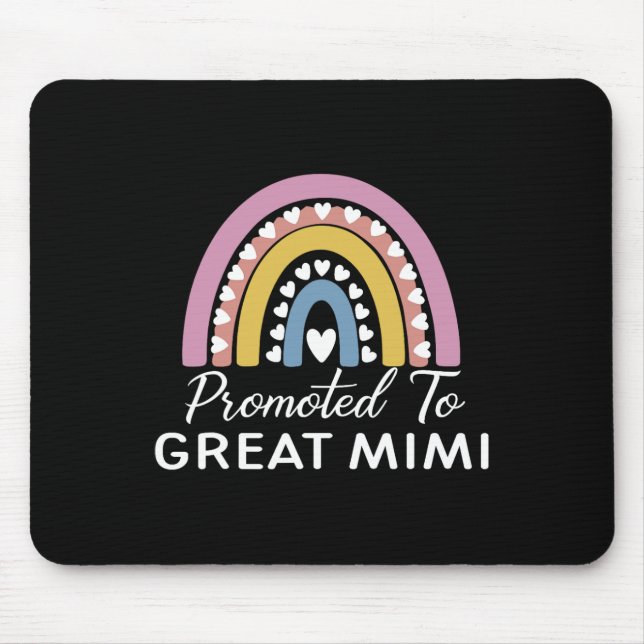 Mousepad Arco-Íris Promovido A Excelente Mimi (Frente)