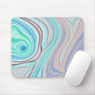 Mousepad arco-íris púrpura verde-da-hortelã-hortelã-azul-aq