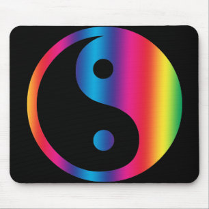 Mousepad Arco-íris Yin Yang