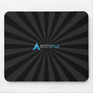 Mousepad Arco Linux Starburst preto legal