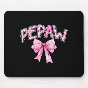 Mousepad Arco rosa coquete correspondente à garota de anive