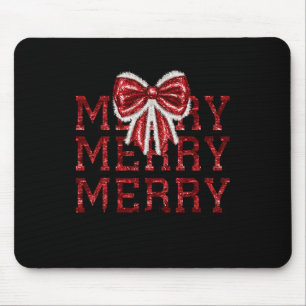 Mousepad Arco Santa Claus Feliz Mulher de Natal Xma