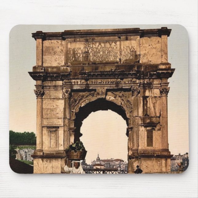 Mousepad Arco triunfal de Titus, foto do clássico de Roma, (Frente)