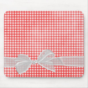 Mousepad Arco White Sheer Em Gingham