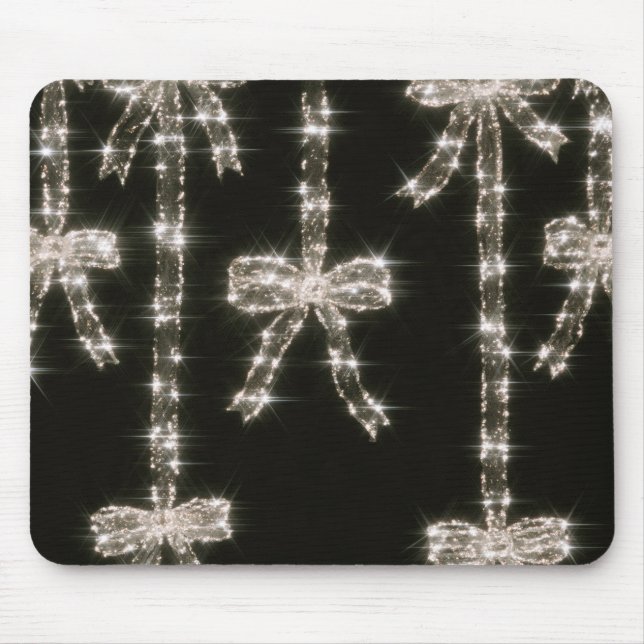Mousepad Arcos Brilho Preto Branco   (Frente)