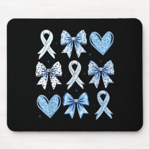 Mousepad Arcos de coquete Diabetes cardíacos Sensibilização