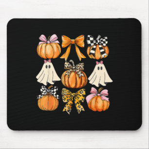 Mousepad Arcos de coquete rosa-fantasma, coquetéis, fofinho