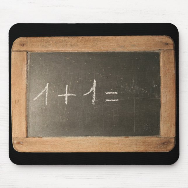 Mousepad Ardoise #04 - Lições Matemáticas (Frente)