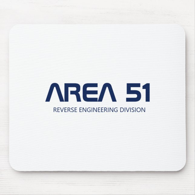 Mousepad Area 51 Reverse Engineering Alien Ufo Paranormal  (Frente)