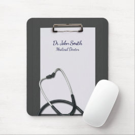 Mousepad Área de transferência de Cinzas médicas com esteto
