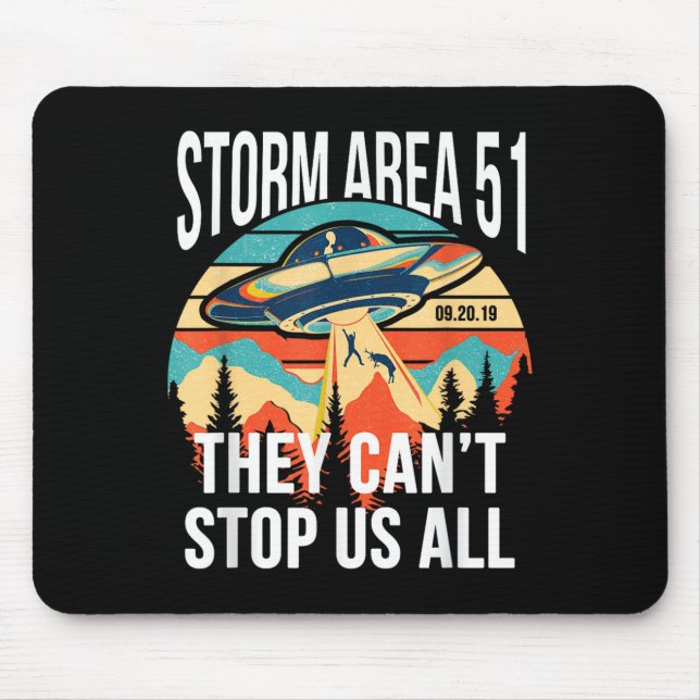 Mousepad Área Engraçada 51 Eles não podem nos deter todas a (Frente)