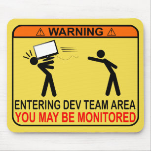 Mousepad Área entrando da equipe do colaborador - você po