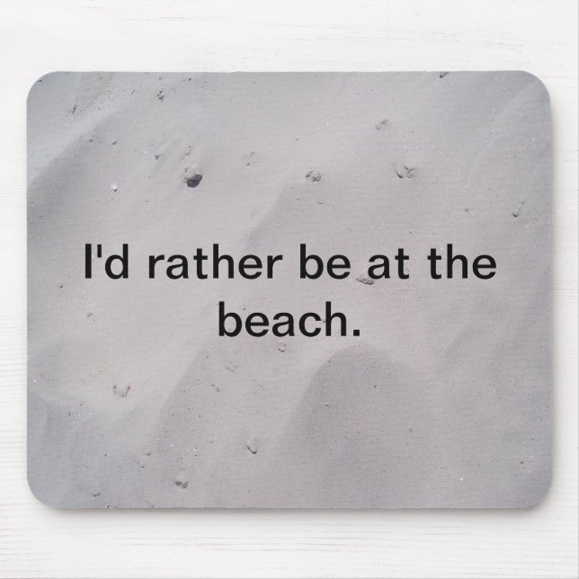 Mousepad Areia de praia (Frente)