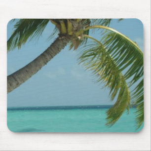 Mousepad Areia de Praia Tropical Sol Água Ondas do Oceano A