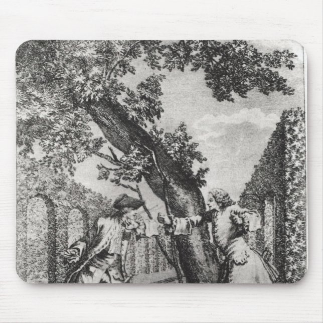Mousepad Argumento entre Jean-Jacques Rousseau (Frente)