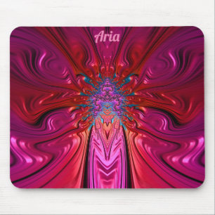 Mousepad ARIA ~ Pink e Pad Vermelho Selvagem de Mouse