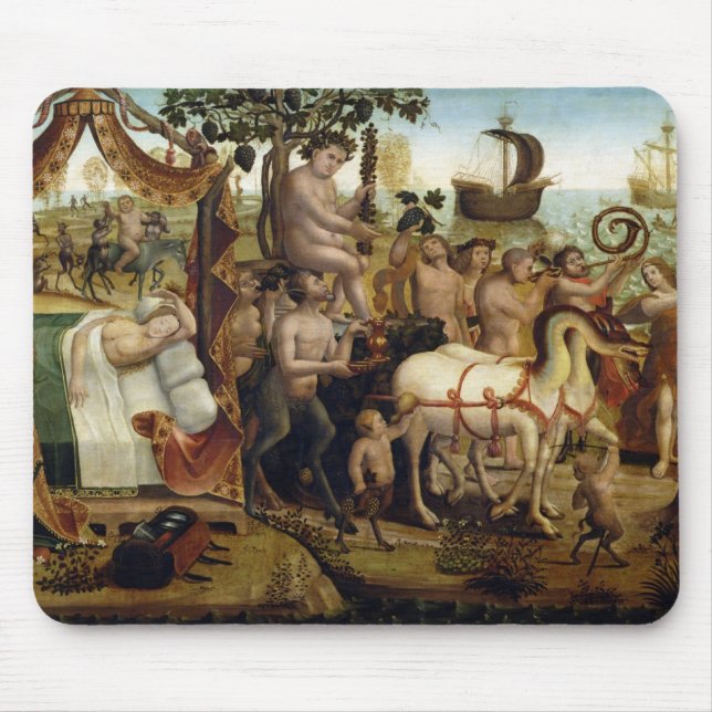 Mousepad Ariadne em Naxos, da história de Theseus (óleo o (Frente)