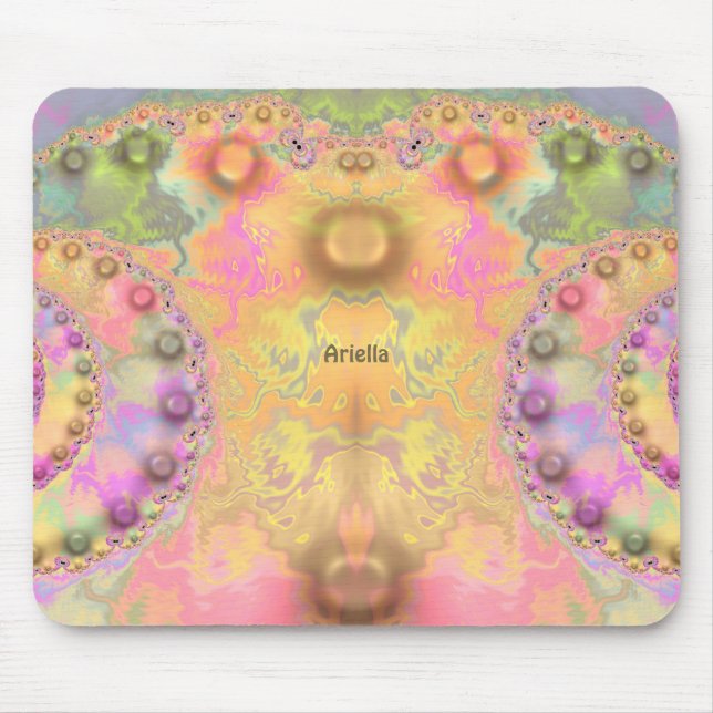 Mousepad ARIELLA ~ Formas de Pastel Bonito ~ Personalizadas (Frente)