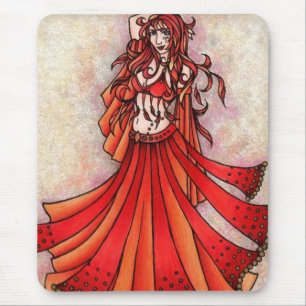 Mousepad Aries Belly Dancer Art