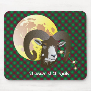 Mousepad Ariete 21 al marzo 20 Tappetini por mouse Aprile
